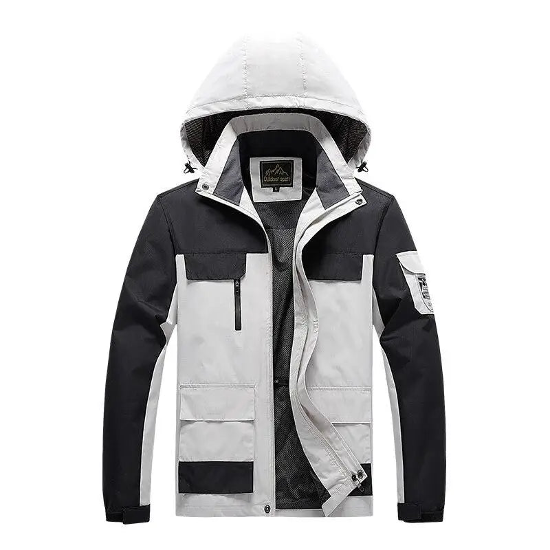 Krohn-e | Herren Parka - Military Green Windbreaker