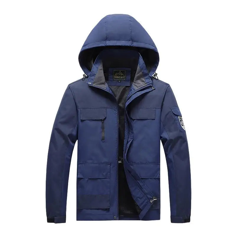 Krohn-e | Herren Parka - Military Green Windbreaker
