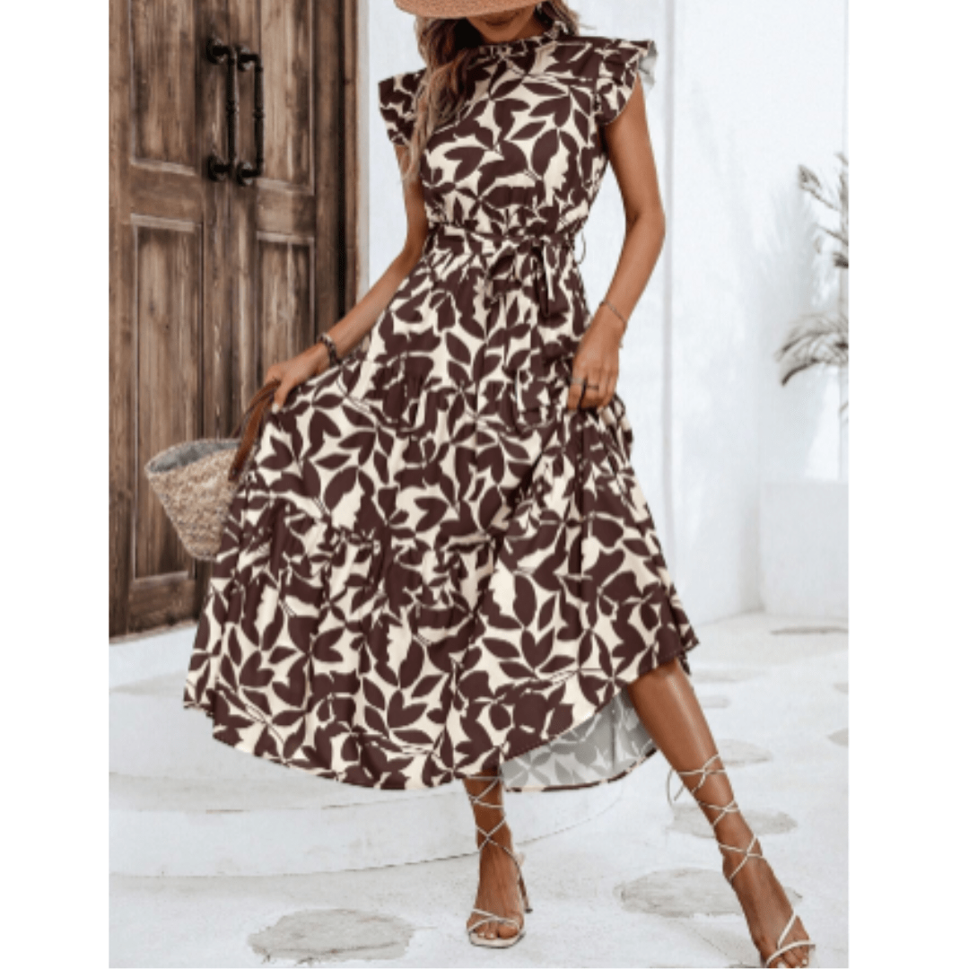 Perelune Wickelkleid: Blumige Sommermode
