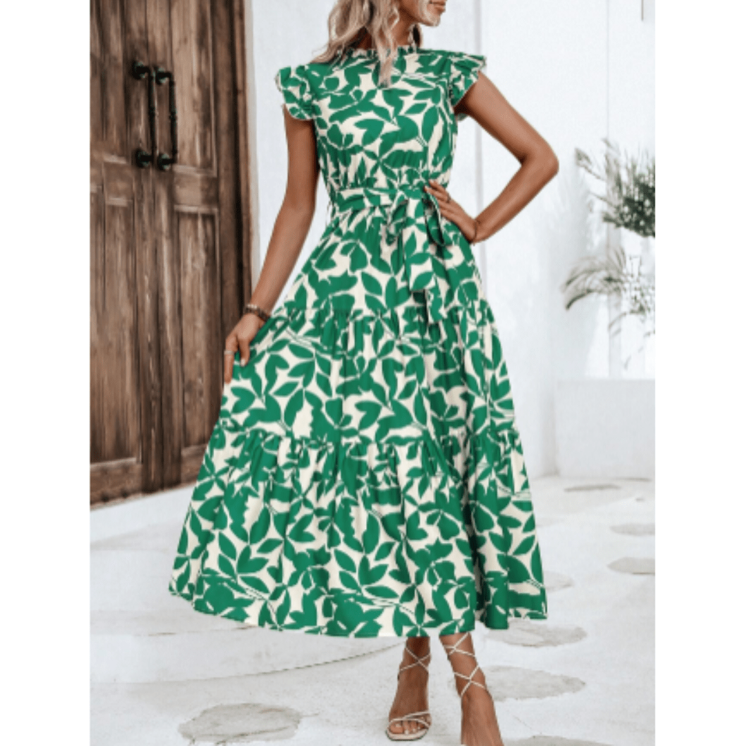 Perelune Wickelkleid: Blumige Sommermode