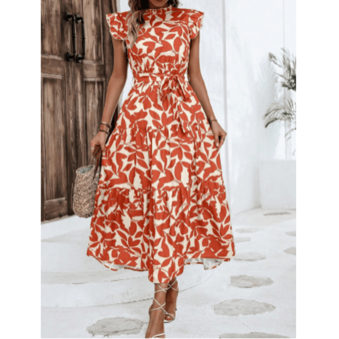 Perelune Wickelkleid: Blumige Sommermode