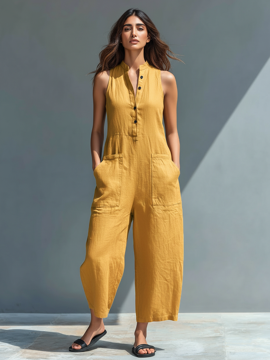 Persephone | Damen Ärmelloser Jumpsuit