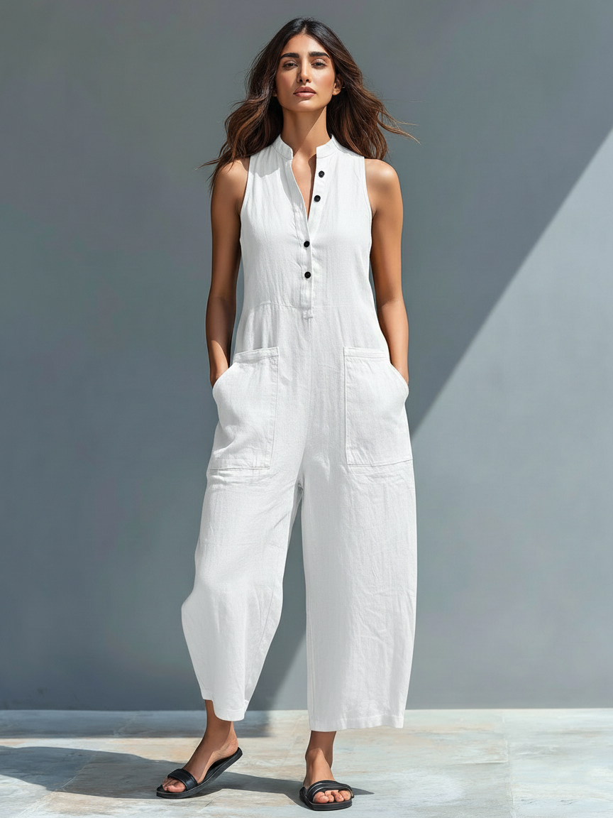 Persephone | Damen Ärmelloser Jumpsuit
