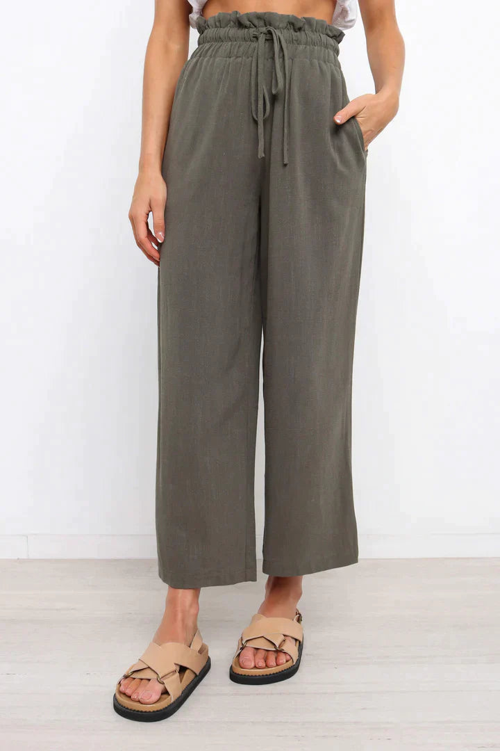 Damen-Leinenhose Hana: Elegante Sommerhose