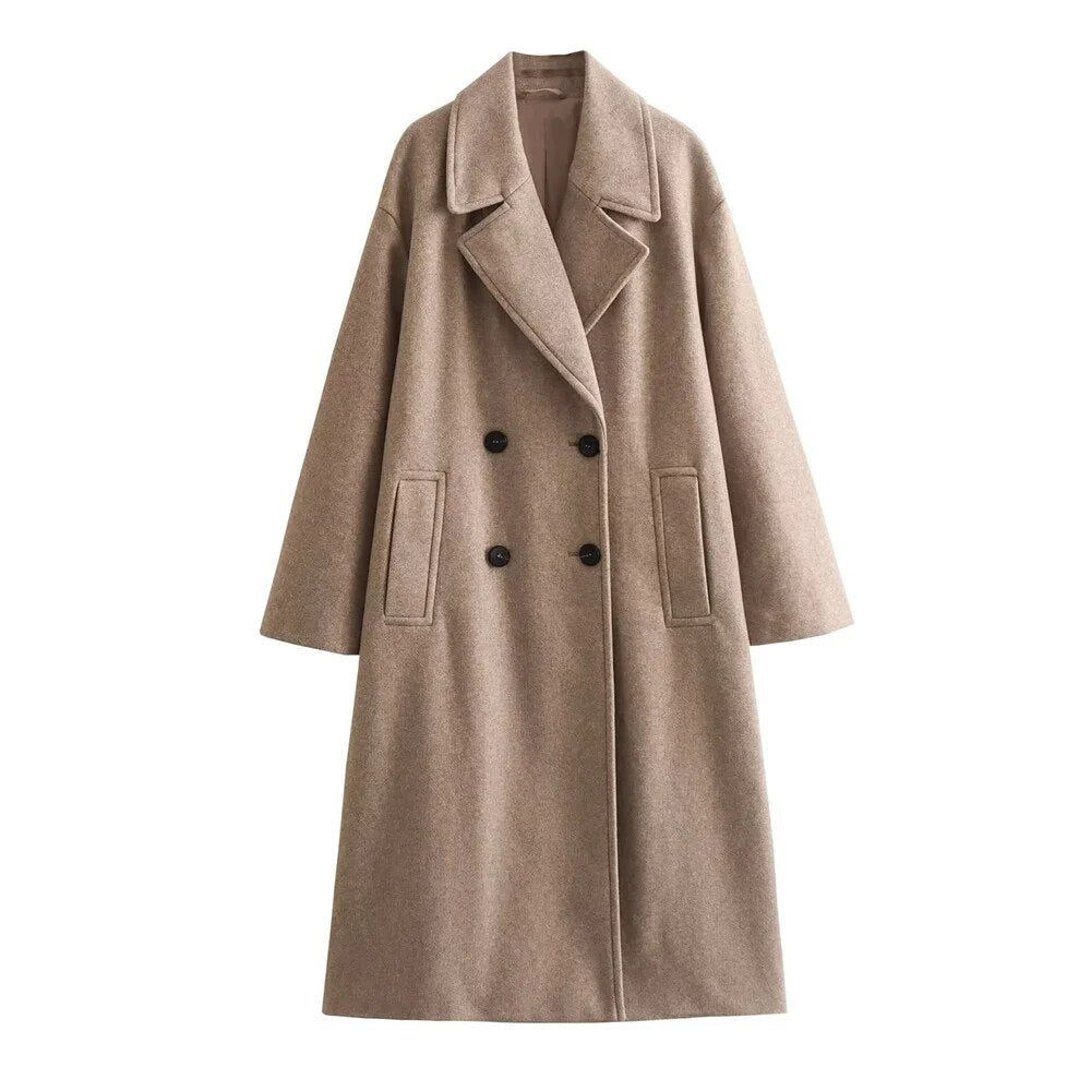 Krohn-e | Lange Jacke für Damen Elegantes Design Warme Winterjacke