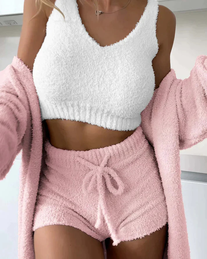 OLIVIA: Gemütliches Strickset (3-teilig)