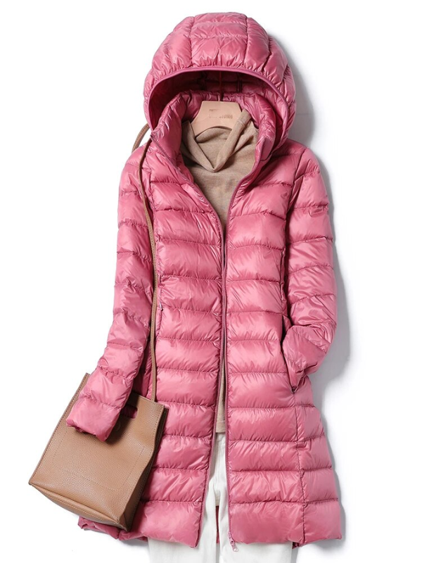 Krohn-e | Lang Daunenjacke - Schön Warm & Stilvoll