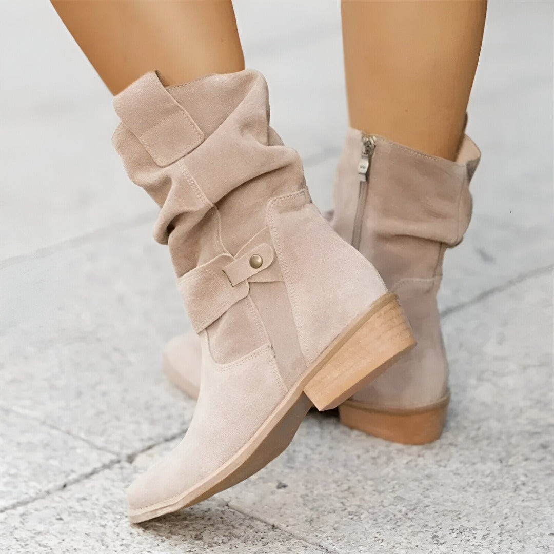 Krohn-e | Kunstleder-Stiefeletten für Frauen
