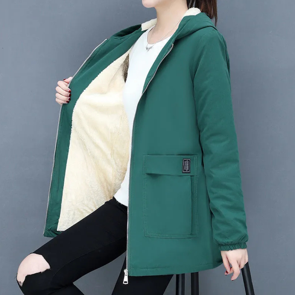 Krohn-e | Winter Kapuzenjacke für Damen