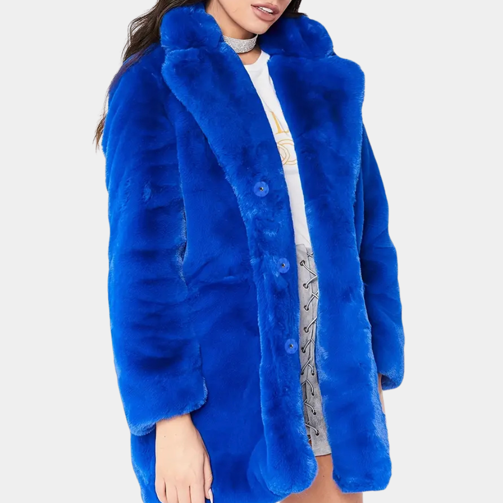 Krohn-e | Eleganter Winterplüschmantel für Damen