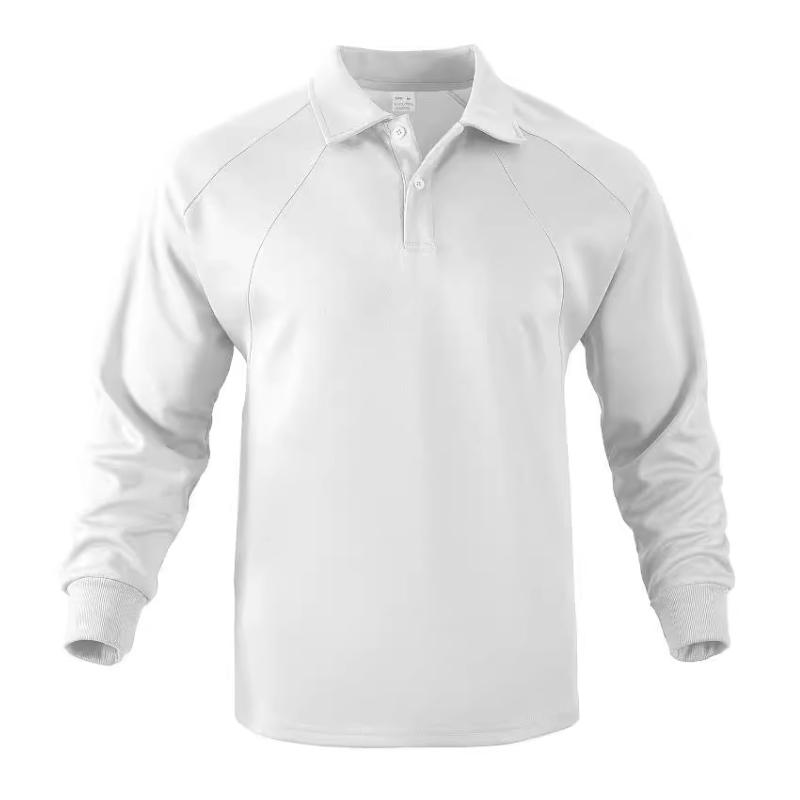 Krohn-e | Langärmliges Poloshirt Knopfverschluss Klassisch und Stilvoll