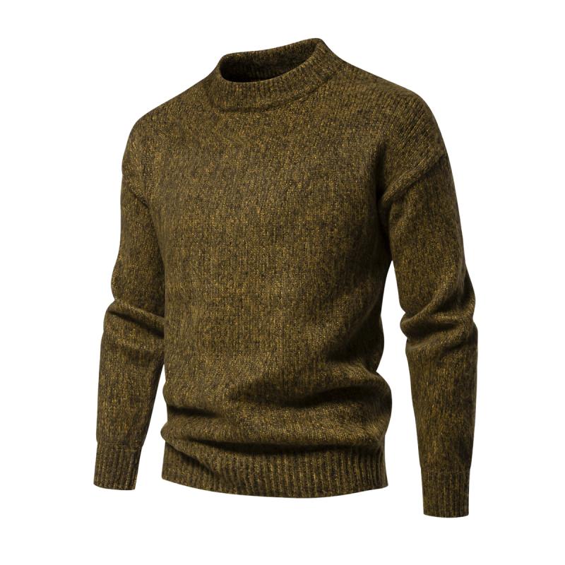 Krohn-e | Strickwollpullover Klassisches Design Warm und Bequem