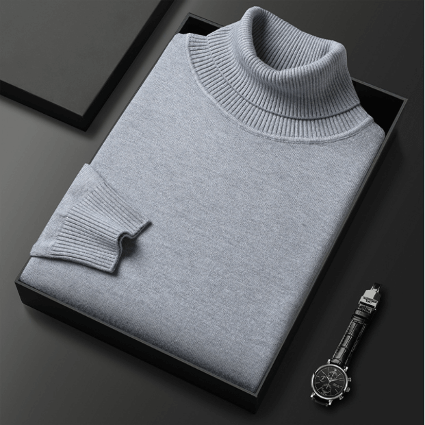Hochwertiger Rollkragenpullover für Herren – Modell Torben