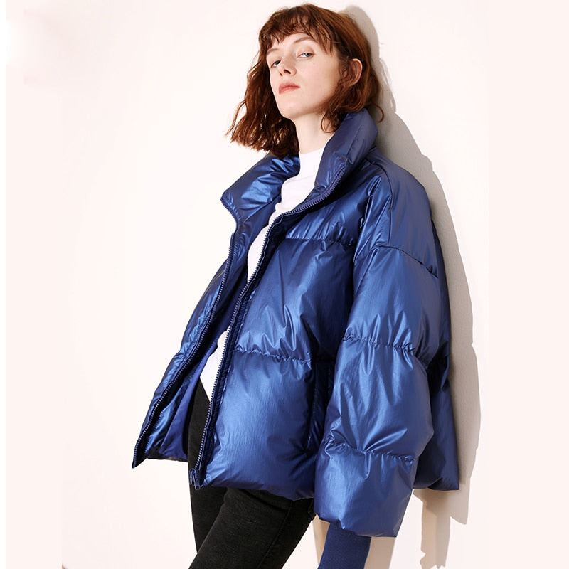 Krohn-e | Lucky Five Metallic Urban Oversize Jacke
