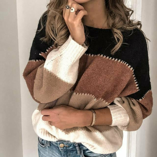 Krohn-e | O-Neck Pullover aus Weichem Garn