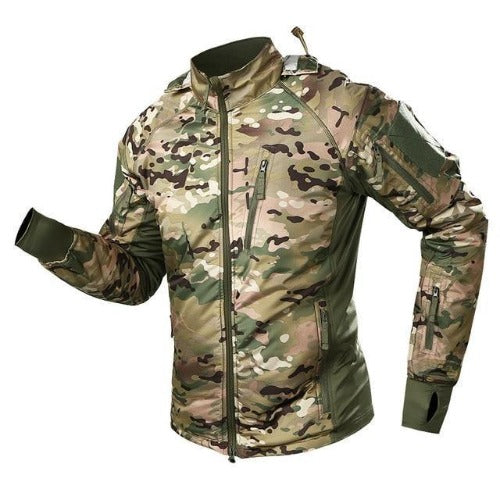 Krohn-e | Herren Camouflagejacke Wasserdicht