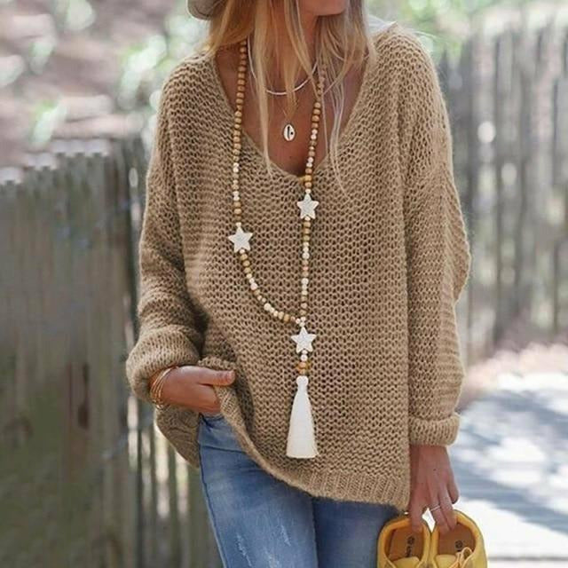 Krohn-e | Schicker Strickpullover Mit Modernem Stil