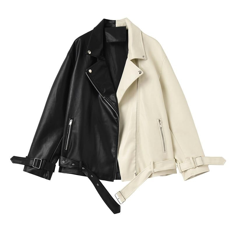Krohn-e | Zeitlose Lederjacke Mit Glattem Finish