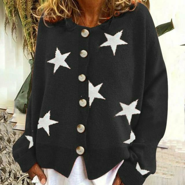 Krohn-e | Pullover mit Sternenprint