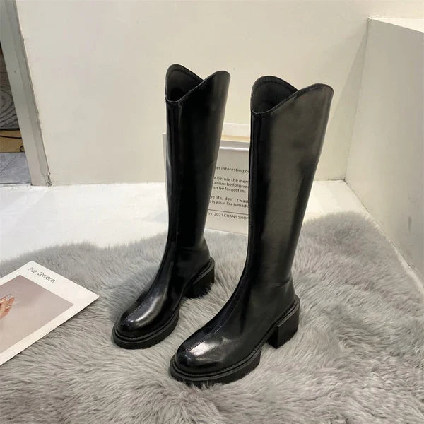 Warme Damen-Stiefel mit orthopädischer Sohle und Fleecefutter