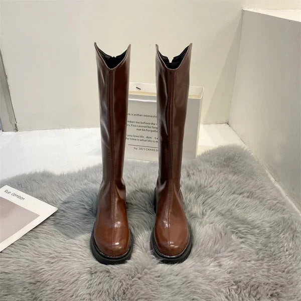 Warme Damen-Stiefel mit orthopädischer Sohle und Fleecefutter