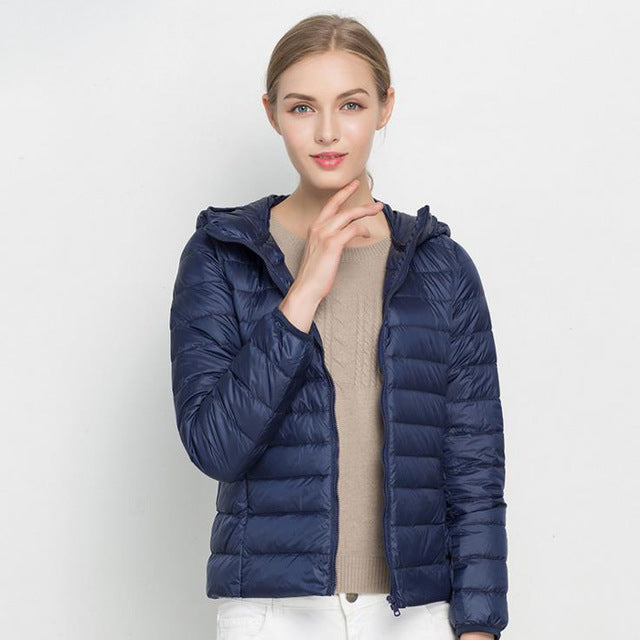 Krohn-e | Urban Chic Leichtgewicht Daunenjacke