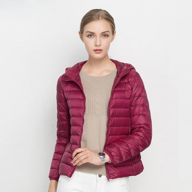 Krohn-e | Urban Chic Leichtgewicht Daunenjacke