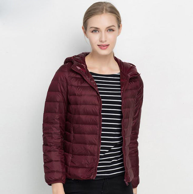 Krohn-e | Urban Chic Leichtgewicht Daunenjacke