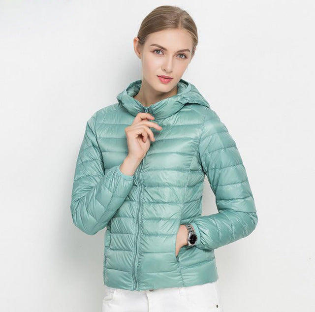 Krohn-e | Urban Chic Leichtgewicht Daunenjacke