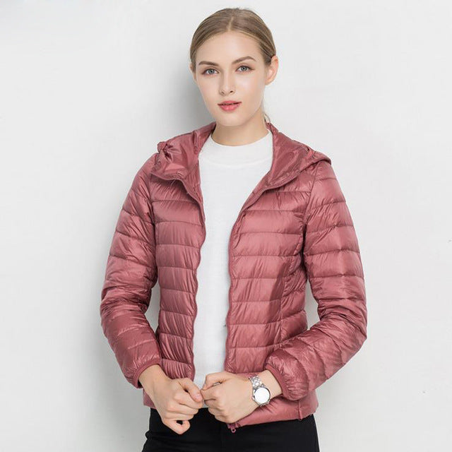 Krohn-e | Urban Chic Leichtgewicht Daunenjacke