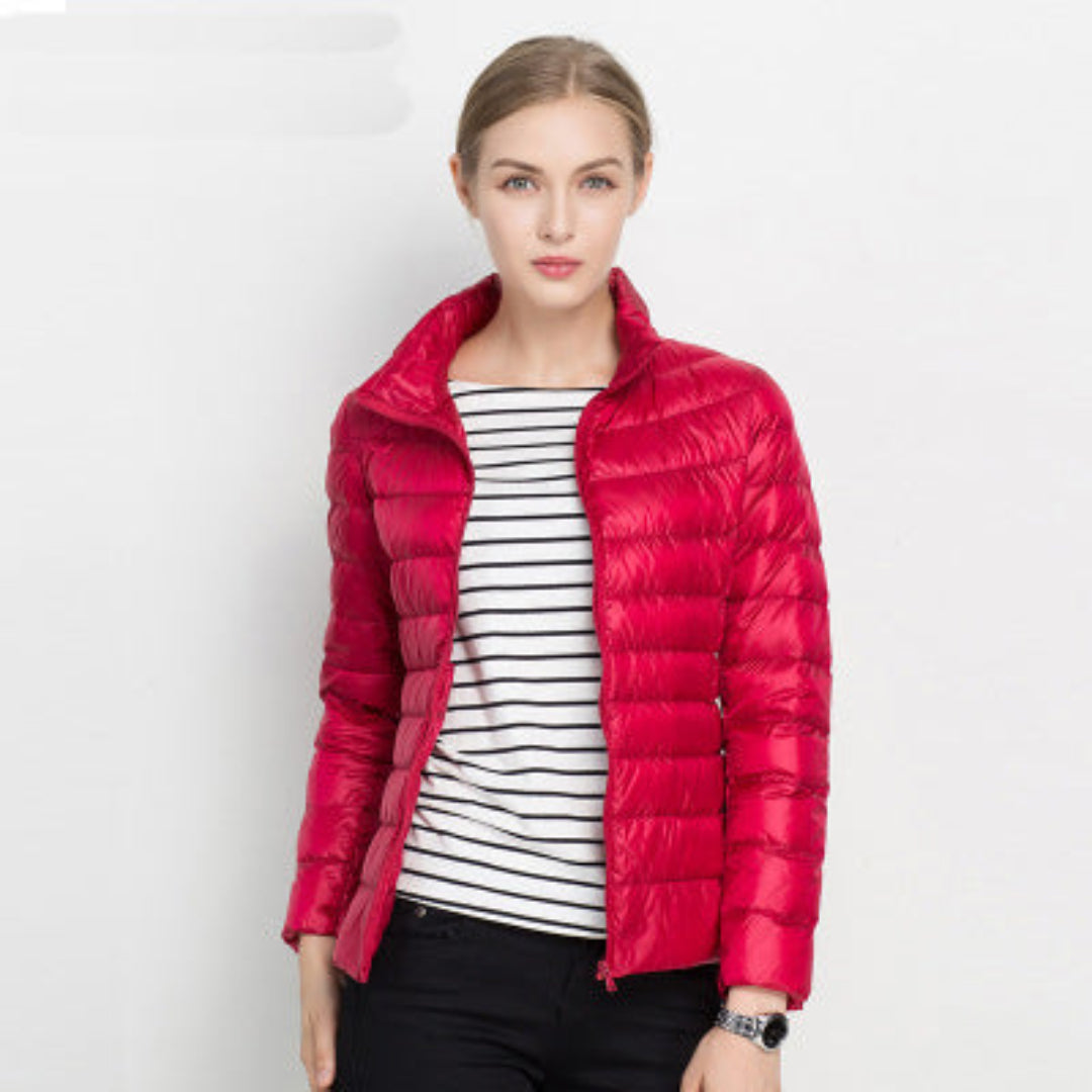 Krohn-e | Damen Steppjacke mit Langen Ärmeln und Warmem Futter