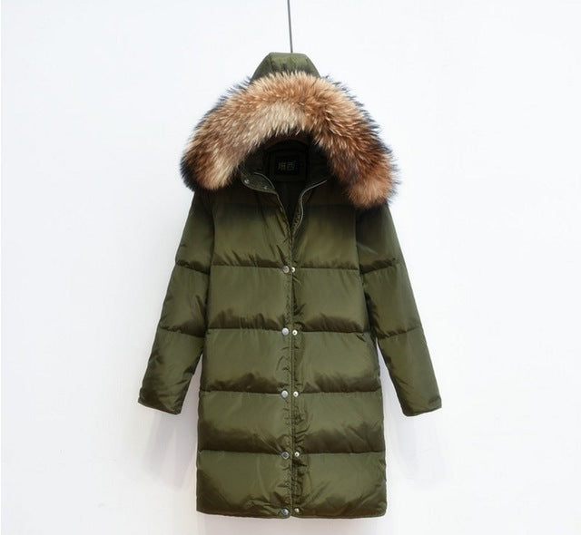 Krohn-e | Arctic Luxe - Elegante lange Jacke