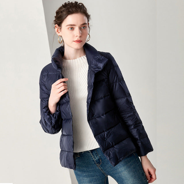 Krohn-e | Plume Elegant - Ultra leichte Daunen Plus Daunenjacke