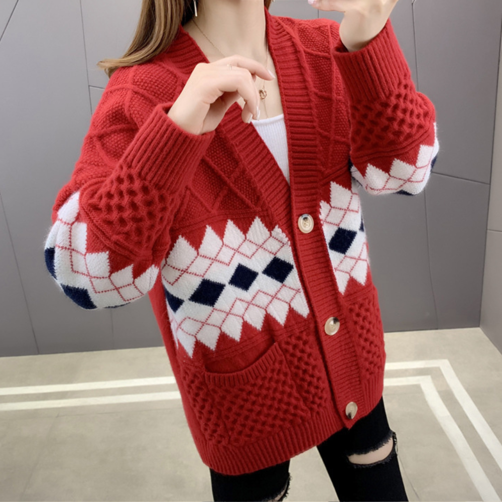 Elegante Strickweste für Damen im Marilyn-Stil