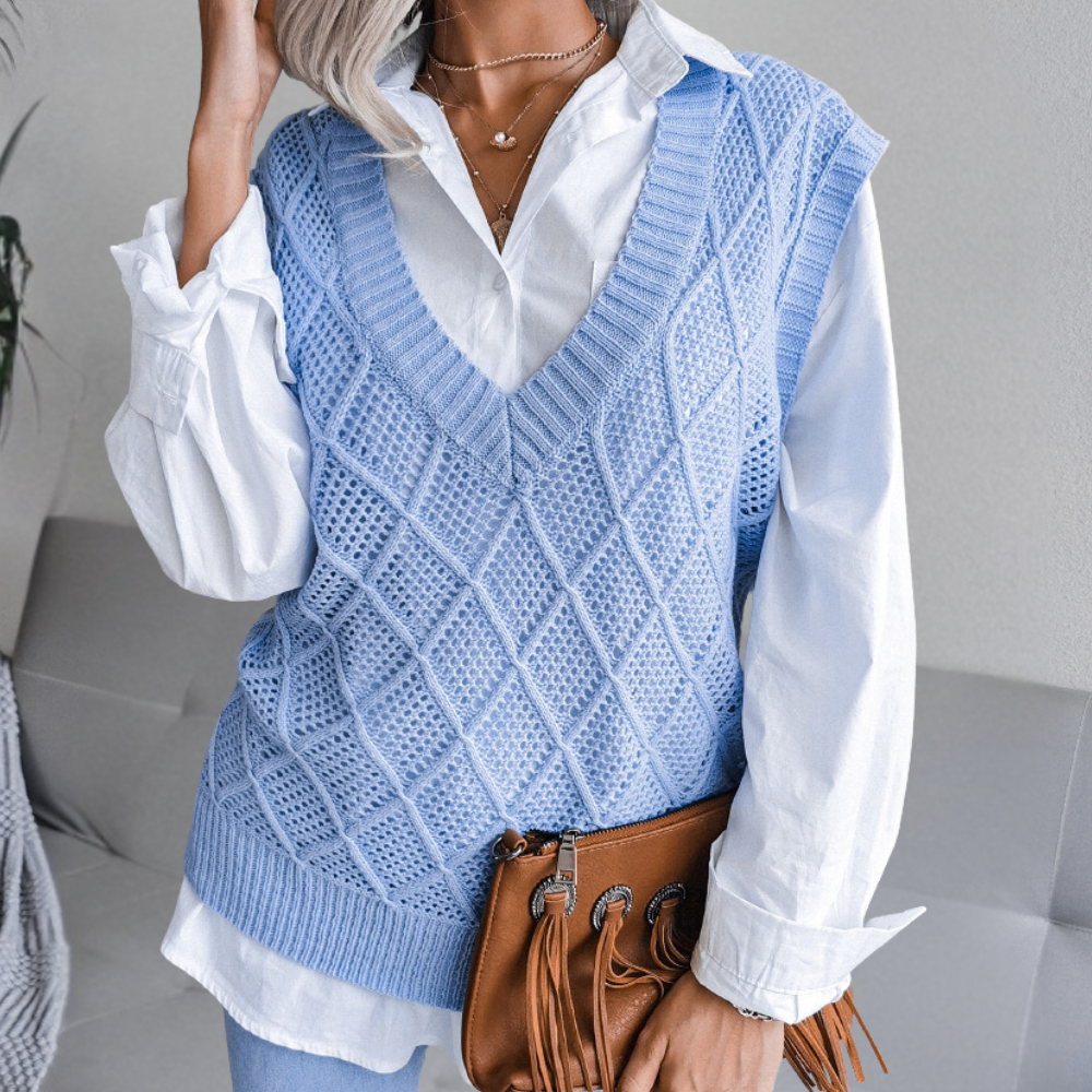 Krohn-e | Trendy Gestrickter Pullover für Damen
