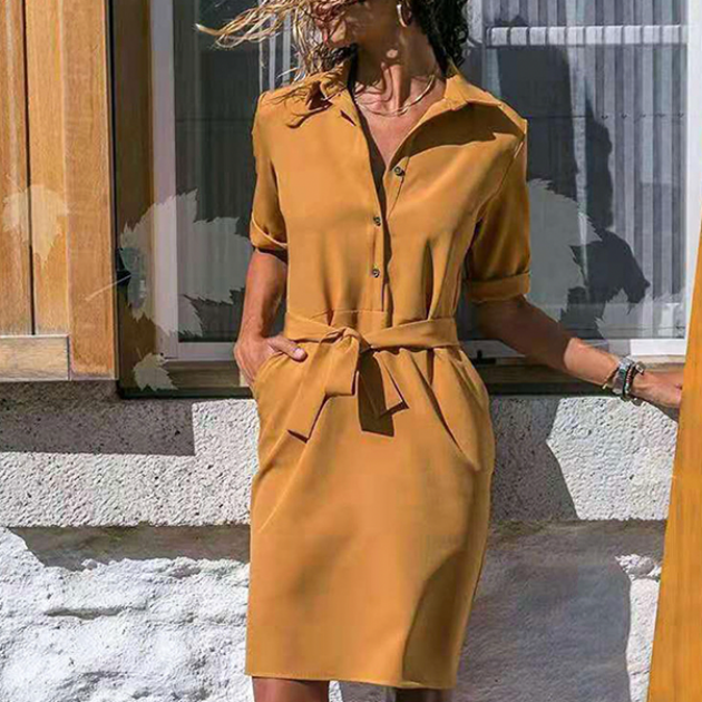 Modernes Sommerkleid Marusha – raffiniert und elegant