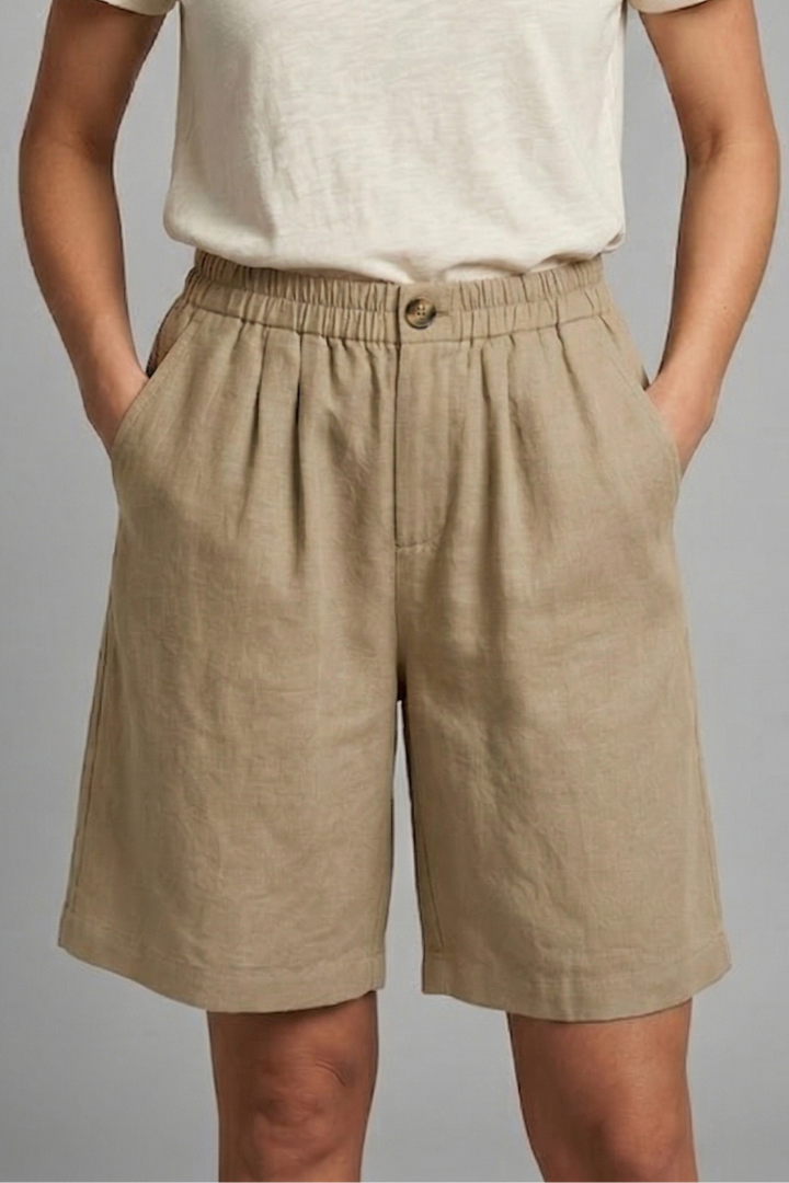 Rania | Damen Bermuda Shorts mit Kordelzug
