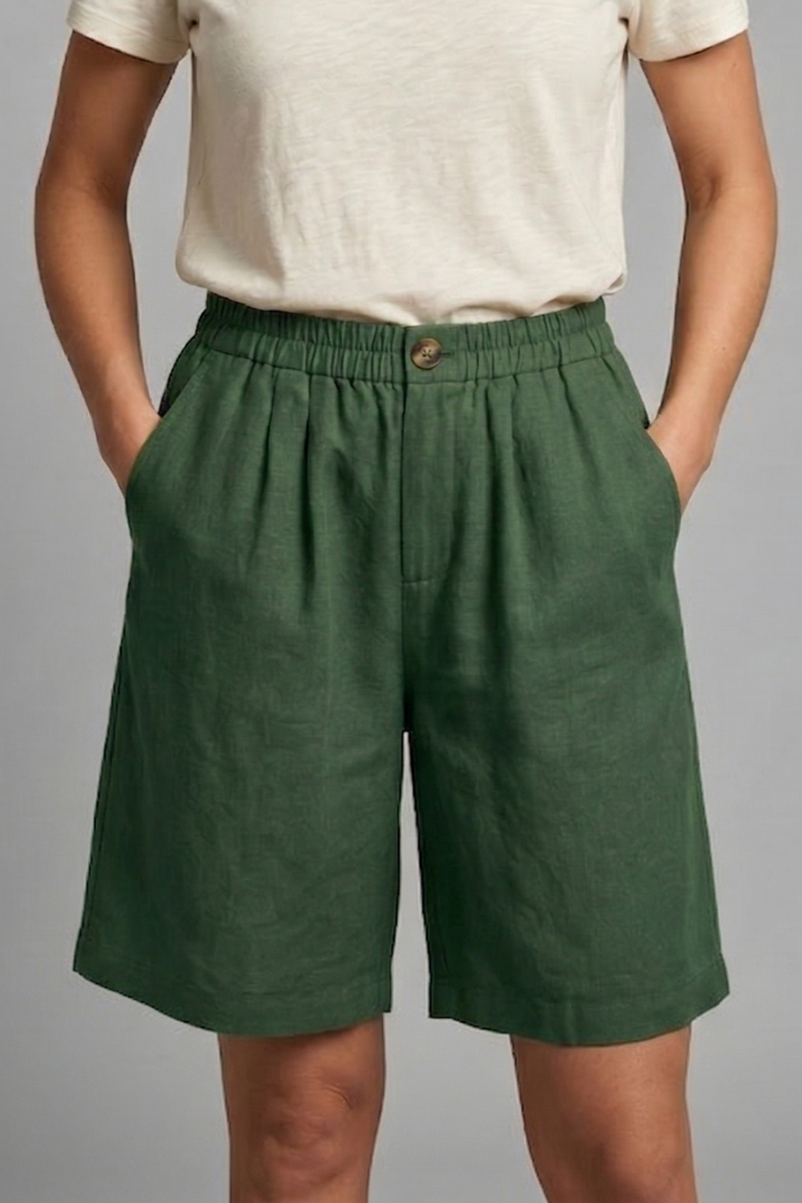Rania | Damen Bermuda Shorts mit Kordelzug