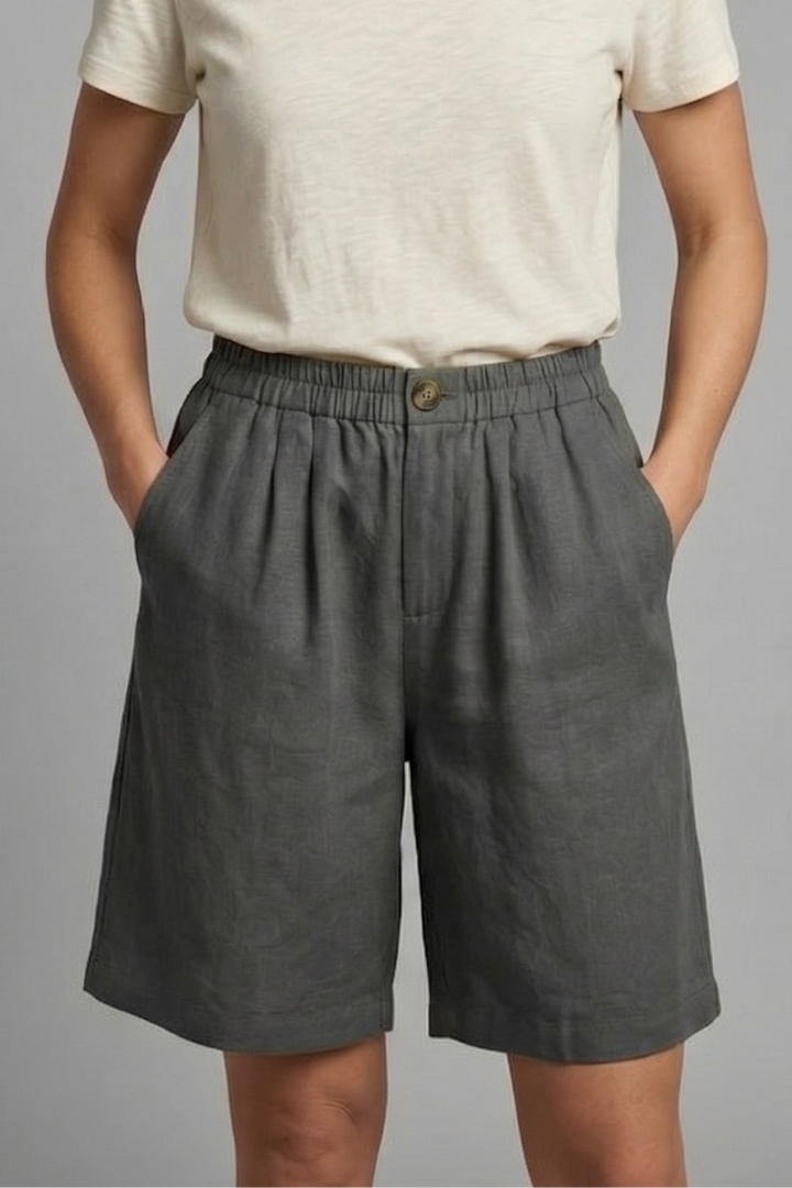 Rania | Damen Bermuda Shorts mit Kordelzug