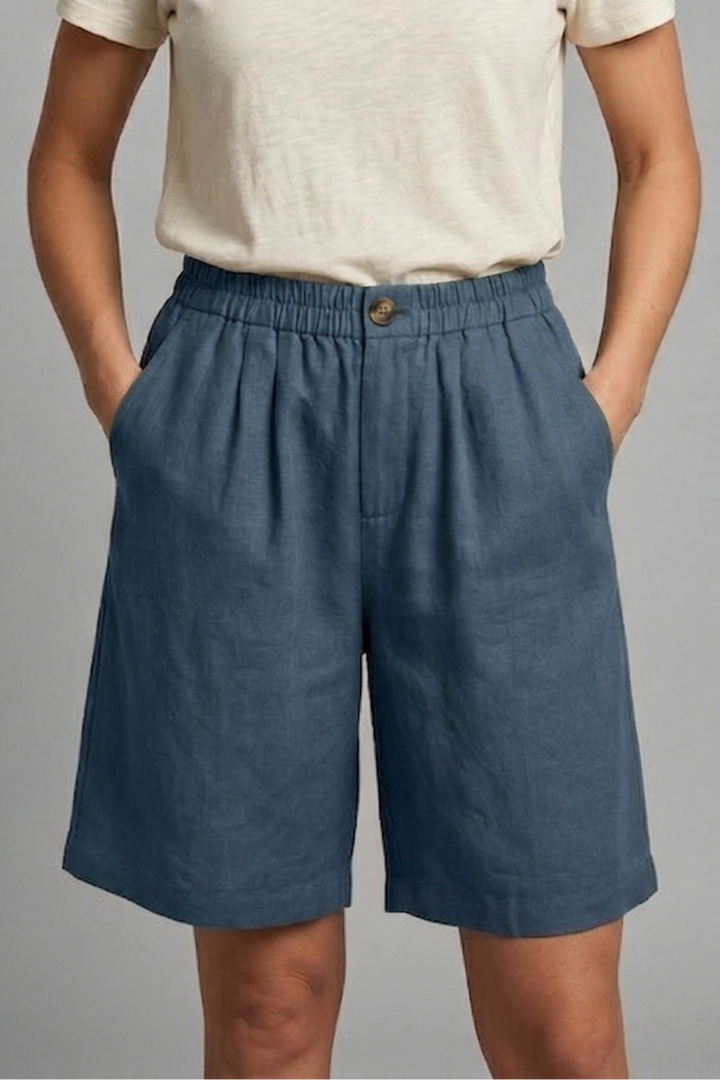 Rania | Damen Bermuda Shorts mit Kordelzug