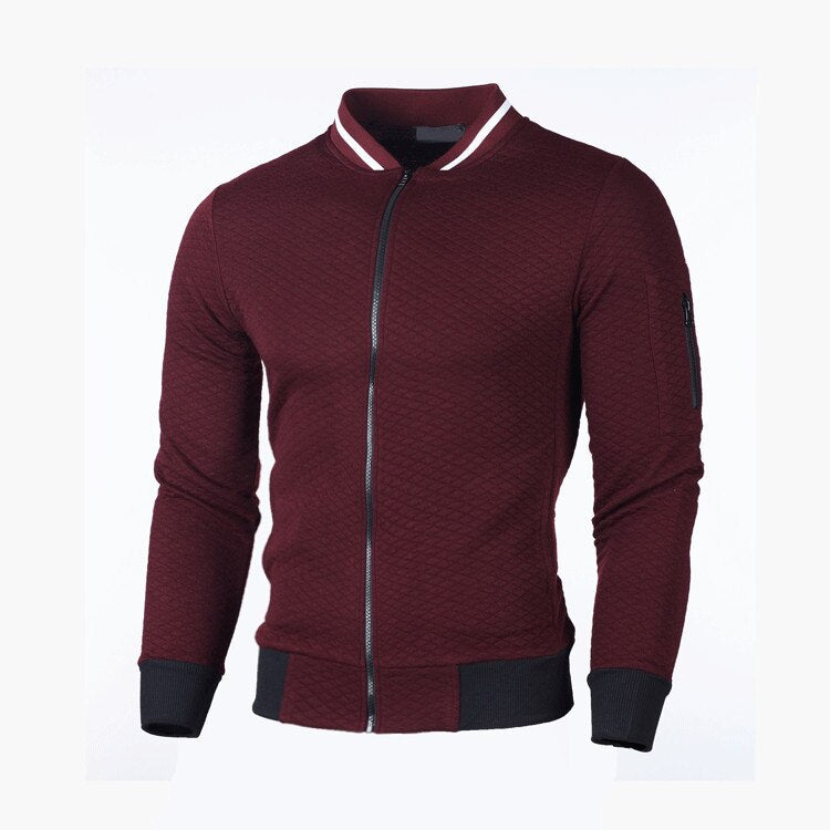 Herren-Polyesterjacke Konstantin: Minimalistisch & warm