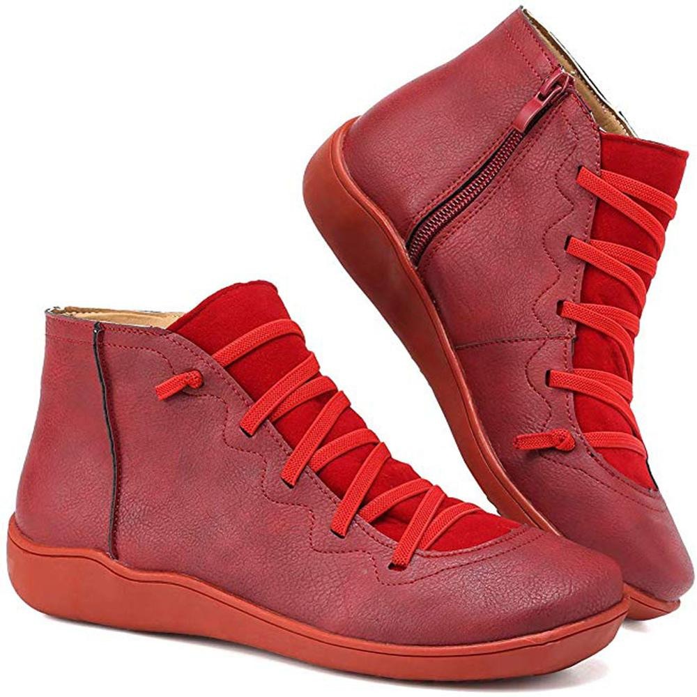 Krohn-e | Fake-Leder Stiefeletten Für Einen Modischen Look
