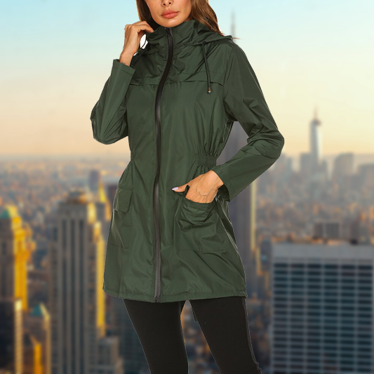 Regenjacke für Damen, wasserdicht für Outdoor