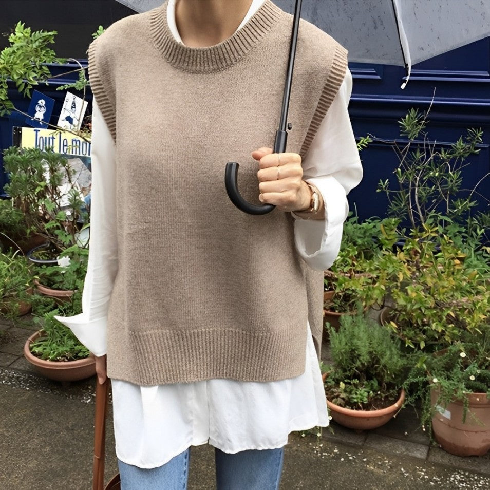 Alva Strickweste im Locker-Schnitt