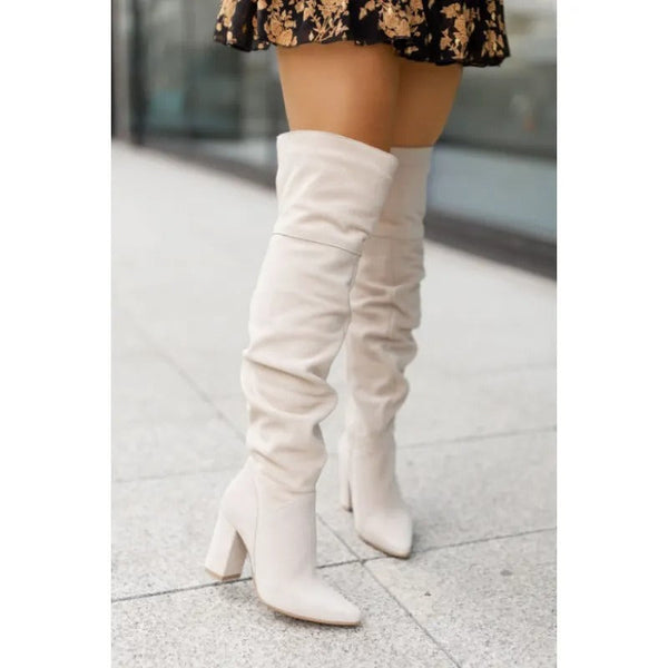 Krohn-e | Overknee-Stiefel mit Hohem Absatz
