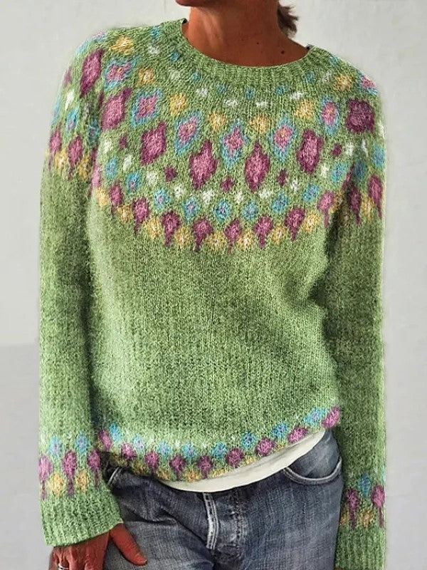 Devyn Pullover mit geometrischem Muster