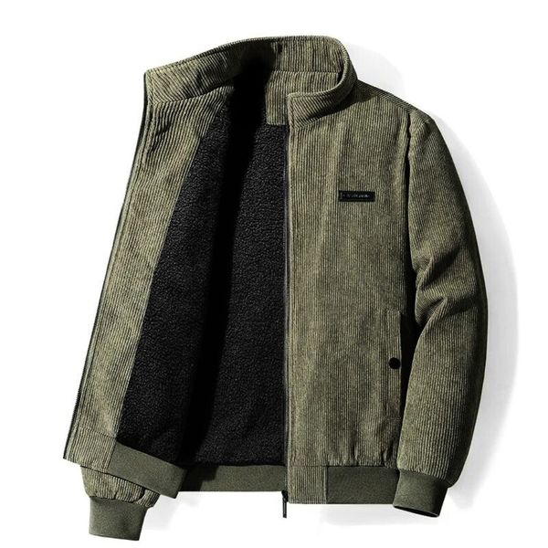 Herren Retro-Samtjacke mit Sherpa-Futter - Modell Elias