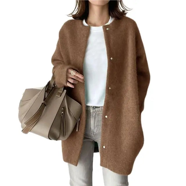 Krohn-e | Retro Strick-Cardigan - Vintage-inspirierte gemütliche Schicht