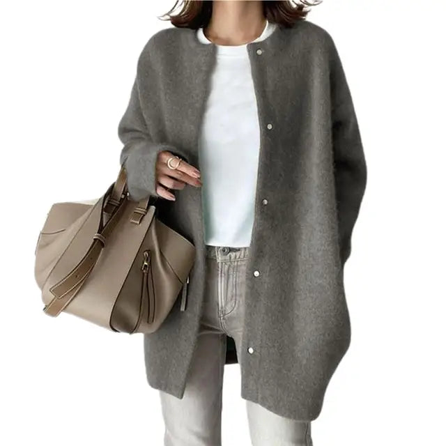 Krohn-e | Retro Strick-Cardigan - Vintage-inspirierte gemütliche Schicht