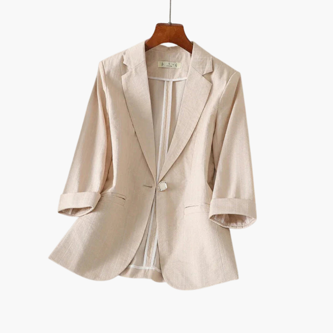 Rosalind | Damen Rosa 3/4 Arm Blazer